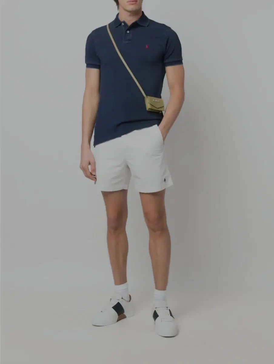 ポロ ラルフローレン ホワイト ハーフパンツ クラシックフィット S