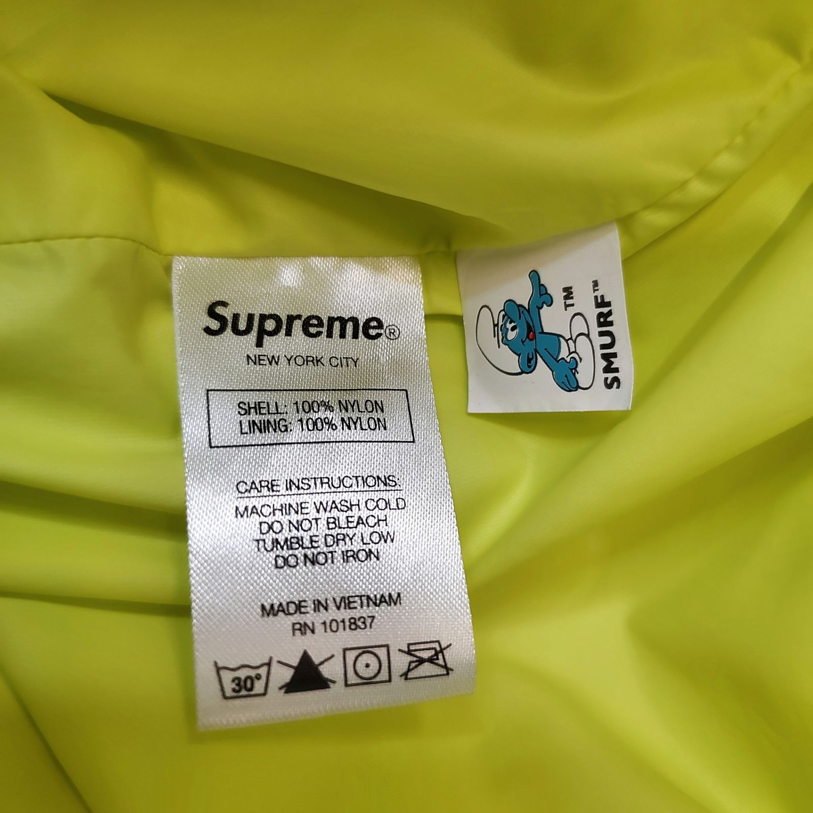 Supreme シュプリーム x Smurfs スマーフ 20AW GORE-TEX Shell Jacket
