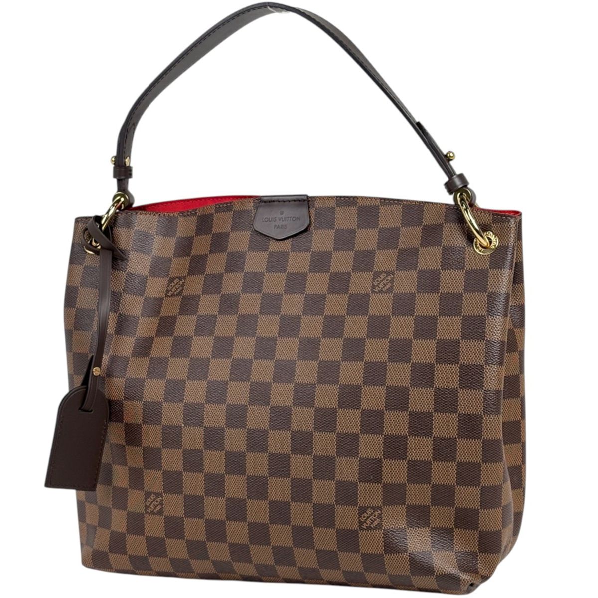 ルイ・ヴィトン Louis Vuitton グレースフルPM ショルダーバッグ ワンショルダー ダミエ ブラウン N44044 レディース 【中古】
