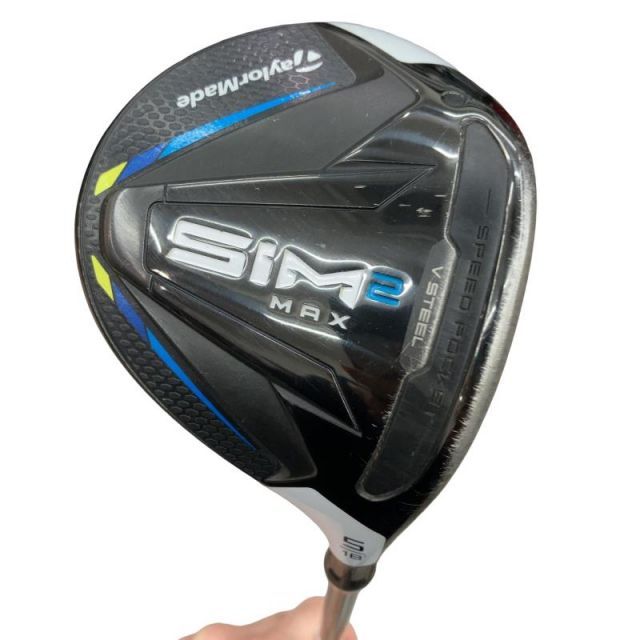 【中古】 テーラーメイド SIM2 MAX 5W フェアウェイウッド FW 純正特注シャフト (フレックスS) メンズ 男性用 右利き 右用 Cランク ゴルフクラブ