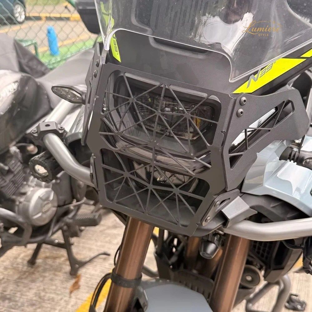 2026 450 MT オートバイ ヘッドライト グリル ガード プロテクター CFMOTO 450MT MT450 2024-2025 ヘッドランプ フロント ライト カバー プ