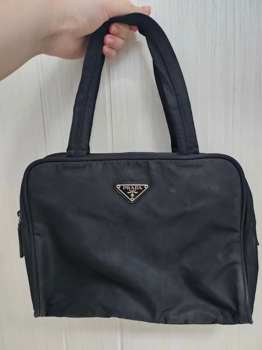 (正規品) PRADA プラダ ポコノ ナイロン ブラック トート ショルダーバッグ