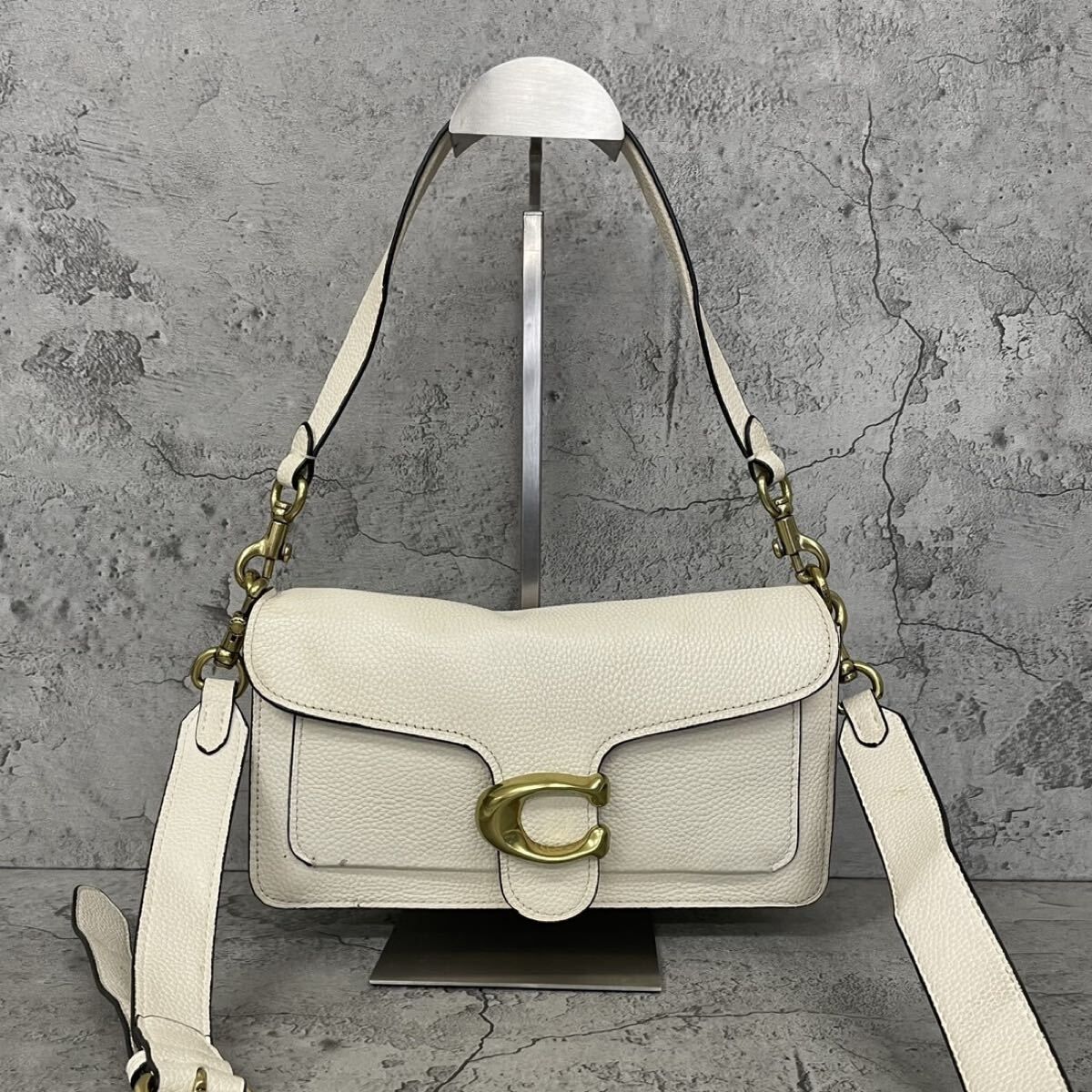 美品 COACH コーチ 2way ショルダーバッグ タビー Tabby レザー 
