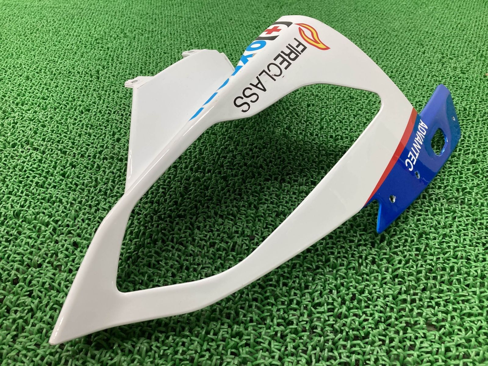 ZXMT製S1000RR アッパーカウル 右 パール 社外 中古 K46 15-18年 BMW