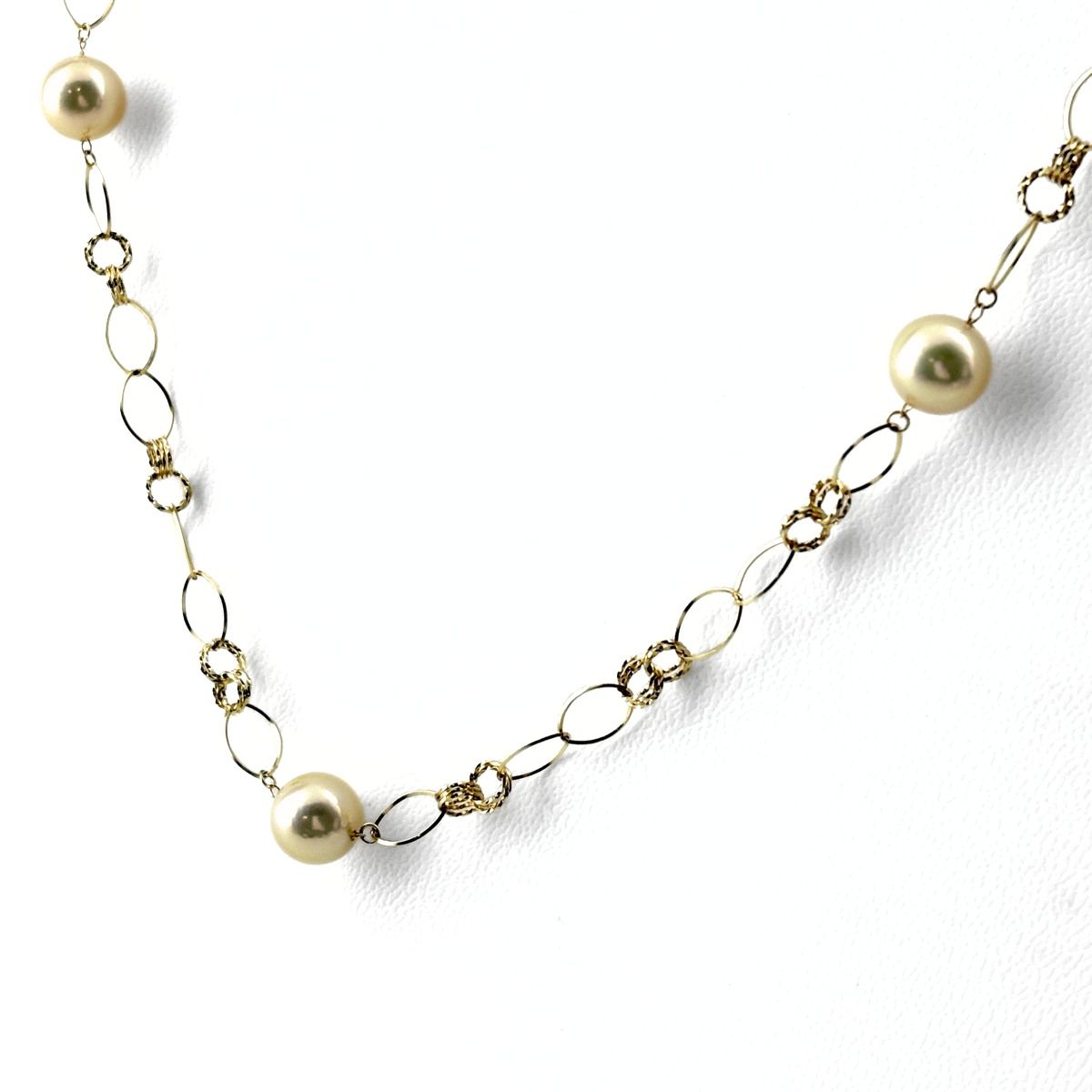 タサキ TASAKI パール YG イエローゴールド 真珠 ネックレス K18 パール レディース 【中古】 129,000円