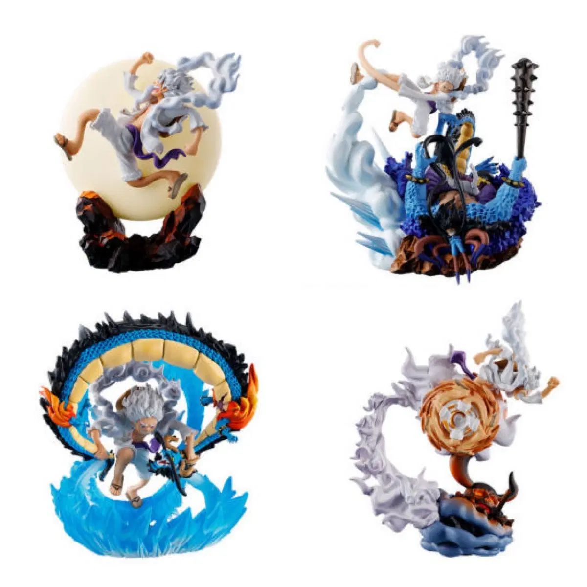 ONE PIECE モンキー ・ D ・ ルフィ(ルフィ) ギア5 ニカ（NIKA） ローグボックス フィギュア 4種 セット