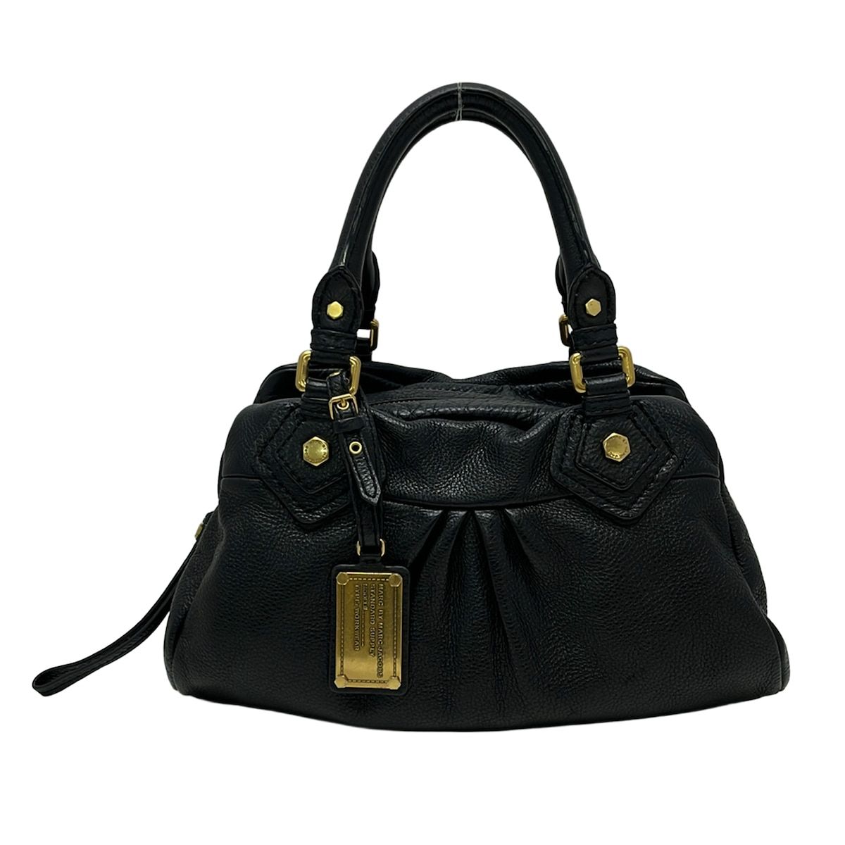 MARC BY MARC JACOBS(マークバイマークジェイコブス) ハンドバッグ クラシックQベイビーグルービー 黒 レザー