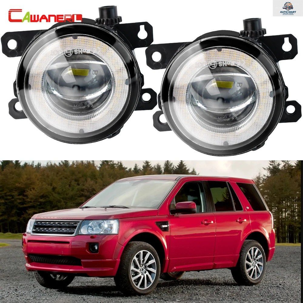 ランドローバー フリーランダー2 LR2 FA_ 2006-2014用 LEDエンジェルアイDRLデイタイムランニングライト 30W 8000LM 12V 車用フォグランプ