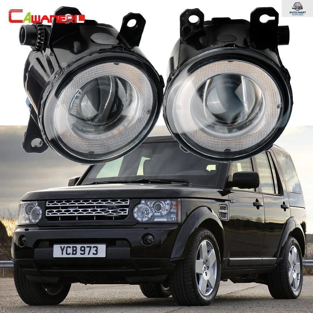 ランドローバー ディスカバリー4 LR4 SUV LA 2010 - 13 用 LED エンジェルアイ デイタイム ランニング ライト DRL カー フォグ ライト アセ