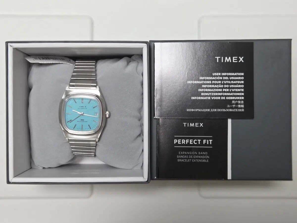 新品 TIMEX 1983 E LINE リーイシュー テレビ復刻 アクアマリン