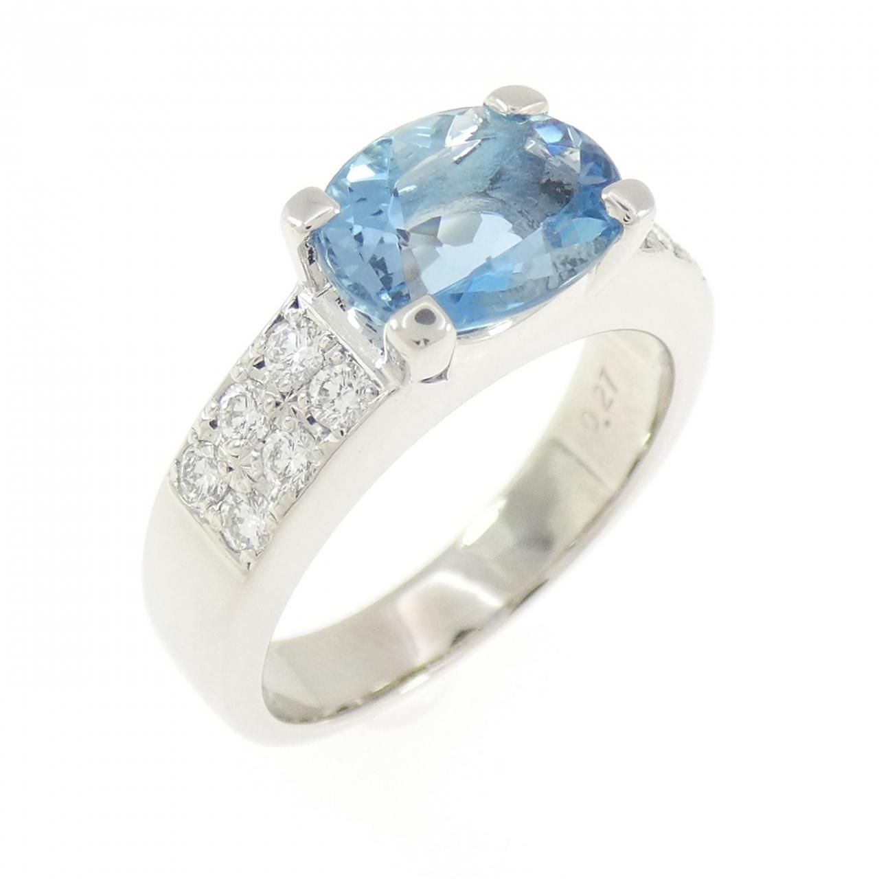 タサキ アクアマリン リング 1.55CT