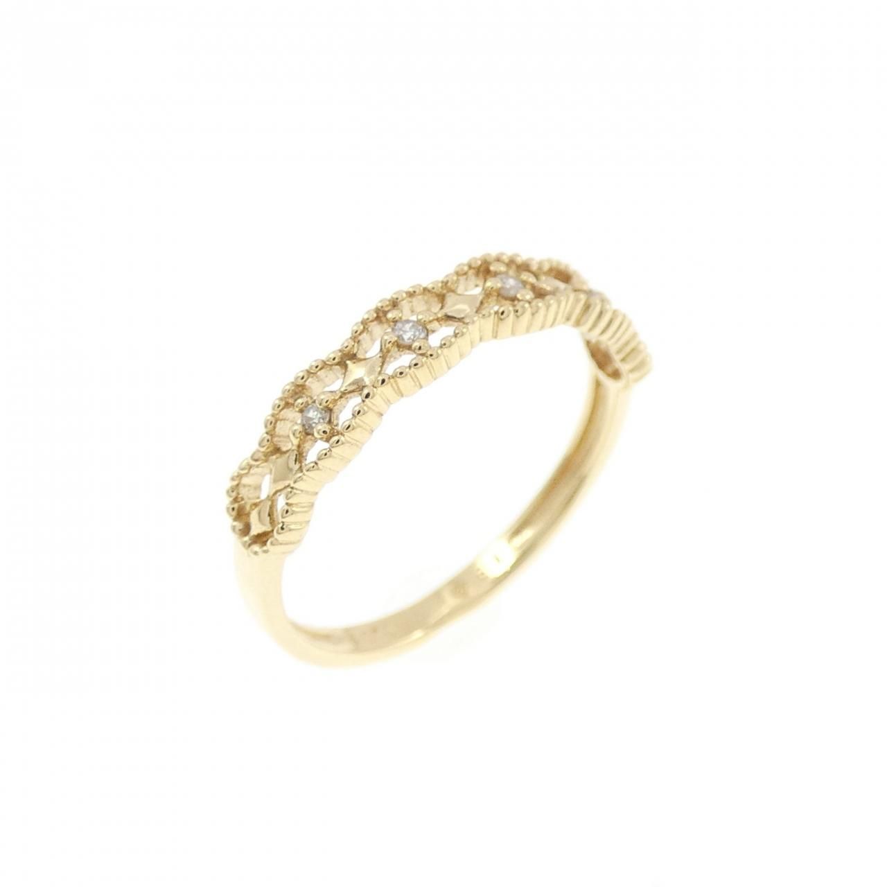 K18YG ダイヤモンド ピンキーリング 0.02CT 28,340円