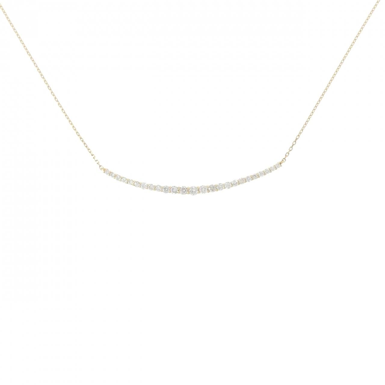 K18YG ダイヤモンド ネックレス 0.33CT
