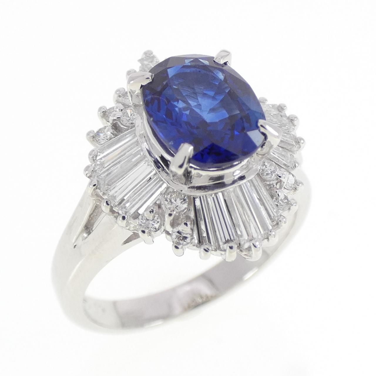 PT900 サファイヤ リング 1.72CT