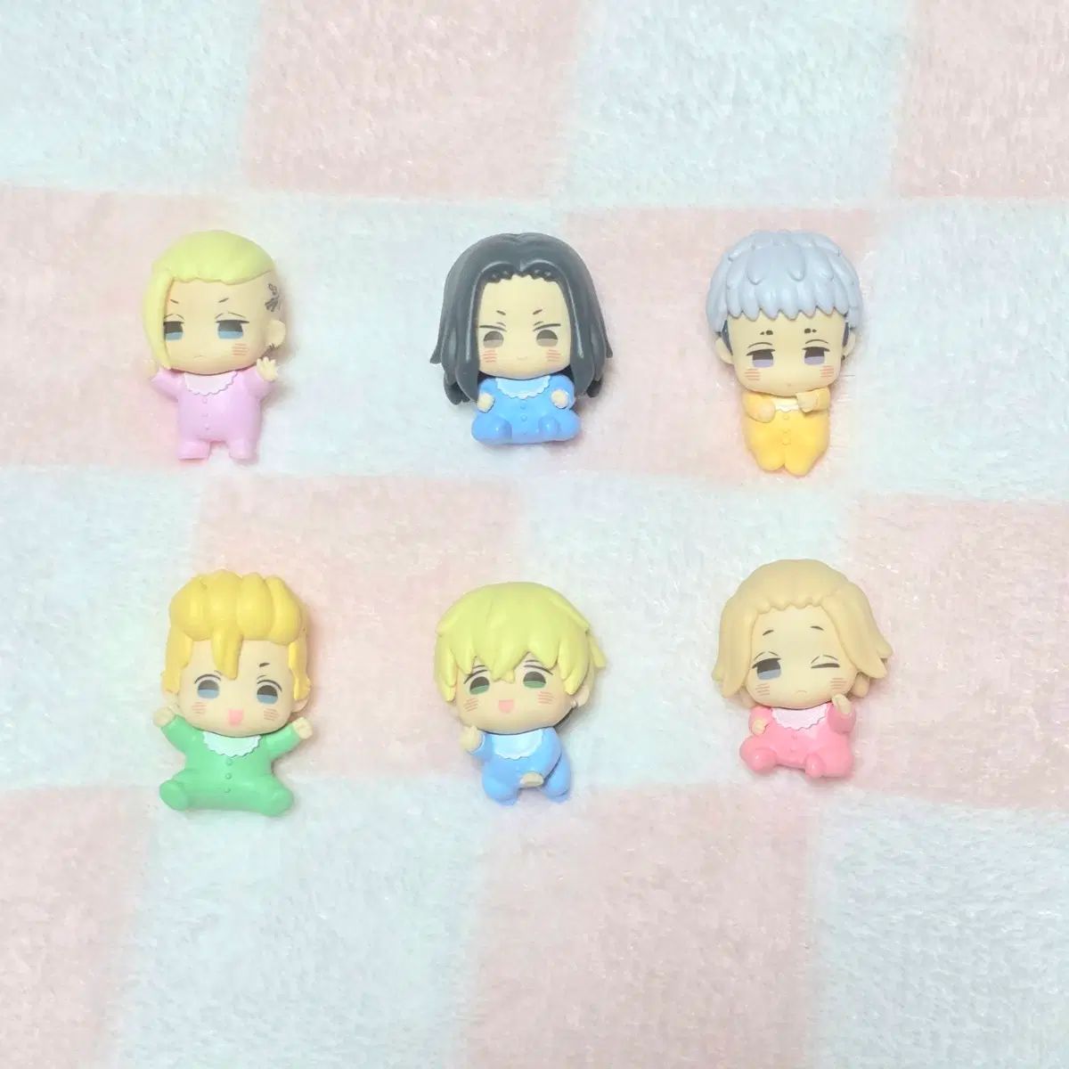 東京リベンジャーズ（東リベ）ミニ フィギュア 赤ちゃん 赤タンズ フルセット SET マイキー ズボン 三ツ谷（ミツヤ） 花垣 武道 ドラケン
