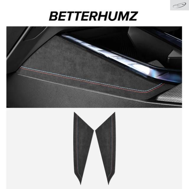 BMW X3 G45 G48 2025用 - カンターラ製センターコンソールサイドニーレッグパネルトリムステッカー車内アクセサリー 11,843円