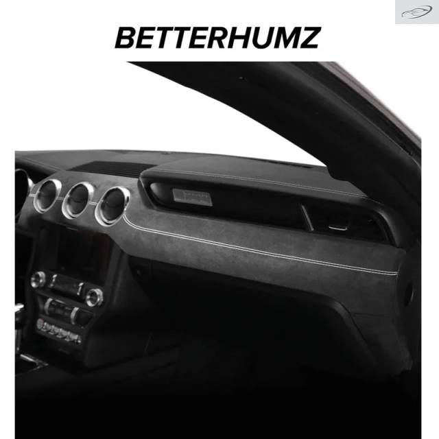 d Mustang 2015-2023 センターコンソール ダッシュボードパネル トリムストリップ スエードステッカー 車内アクセサリー