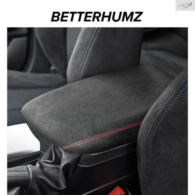 製 BMW F20 F21 116i 118i シリーズ1用 カンターララップ ABS製 車内アームレストボックスカバー トリム チューニングアクセサリー
