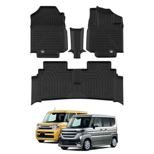 H★CARVANTA スペーシア スペーシアカスタム MK54S MK94S フロアマット TPE 3D 防水 防汚 2023年11月?現行 4PCS