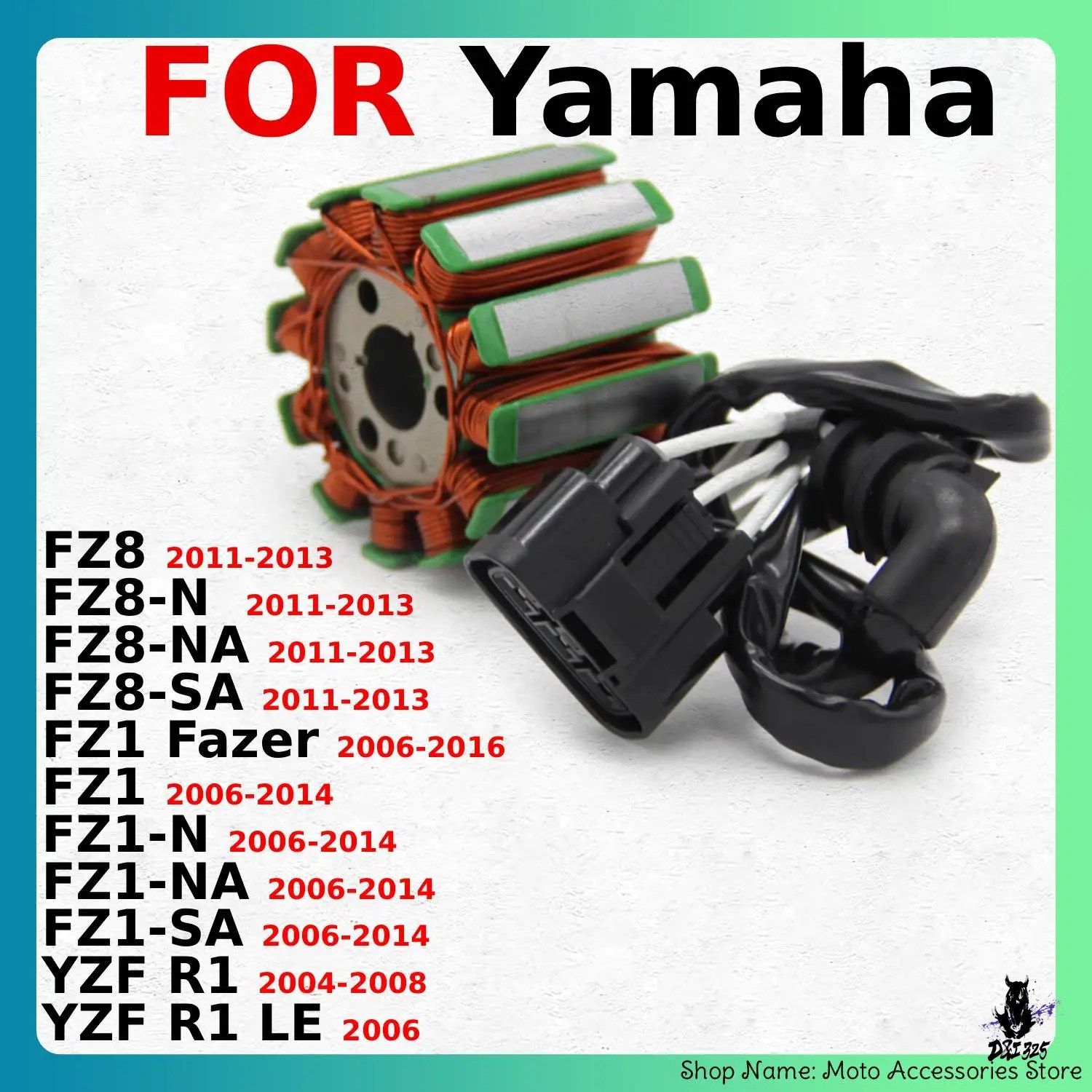 ヤマハ FZ8/FZ1 Fazer/YZF R1 用 モトマグネトー発電機ステーターコイル