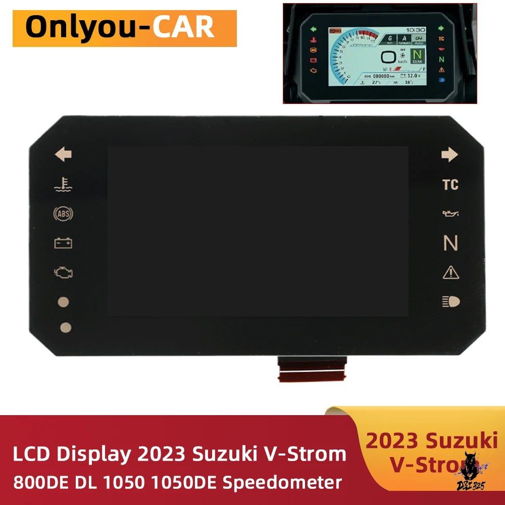 スズキ V-Strom 1050/800 GSX-8S/GSX-8R 2023-2024 用 LCDスピードメーター