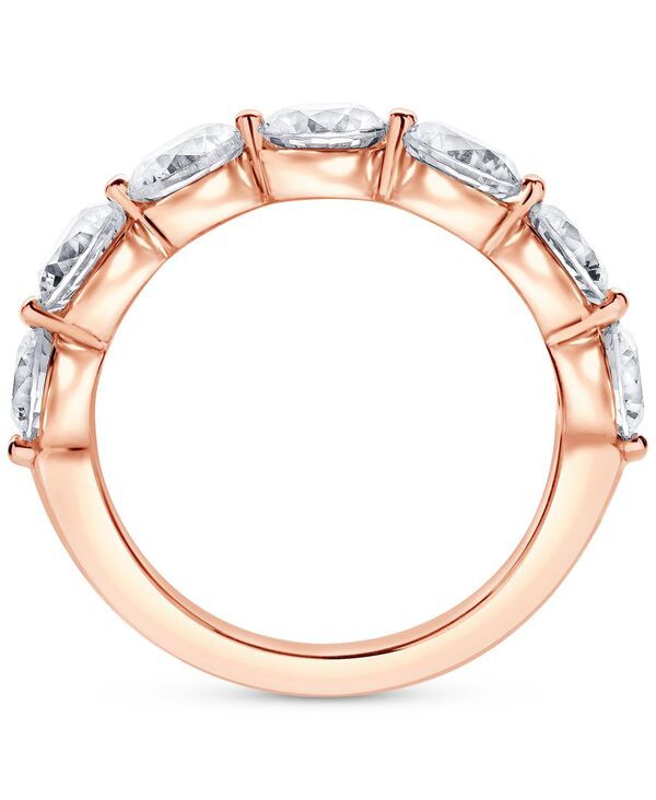 バッジェリーミシュカ レディース アクセサリー リング Badgley Mischka Certified Lab Grown Diamond Band 3 ctw in 14k Rose Gold