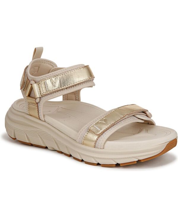バイオニック レディース シューズ パンプス サンダル Vionic Womens Walk Max Wanderer Walking Sandals Gold leather ゴールド