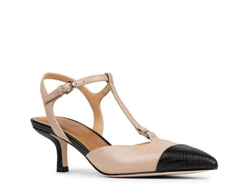ドナルドプリネール レディース シューズ パンプス Donald Pliner Cyrca Pump SandBlack Leather ブラック