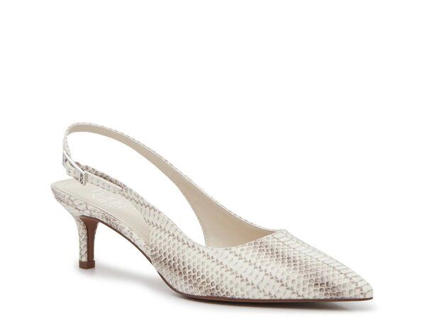 フランコサルト レディース シューズ パンプス Franco Sarto Kate Pump Off WhiteGrey Snake Print オフホワイト