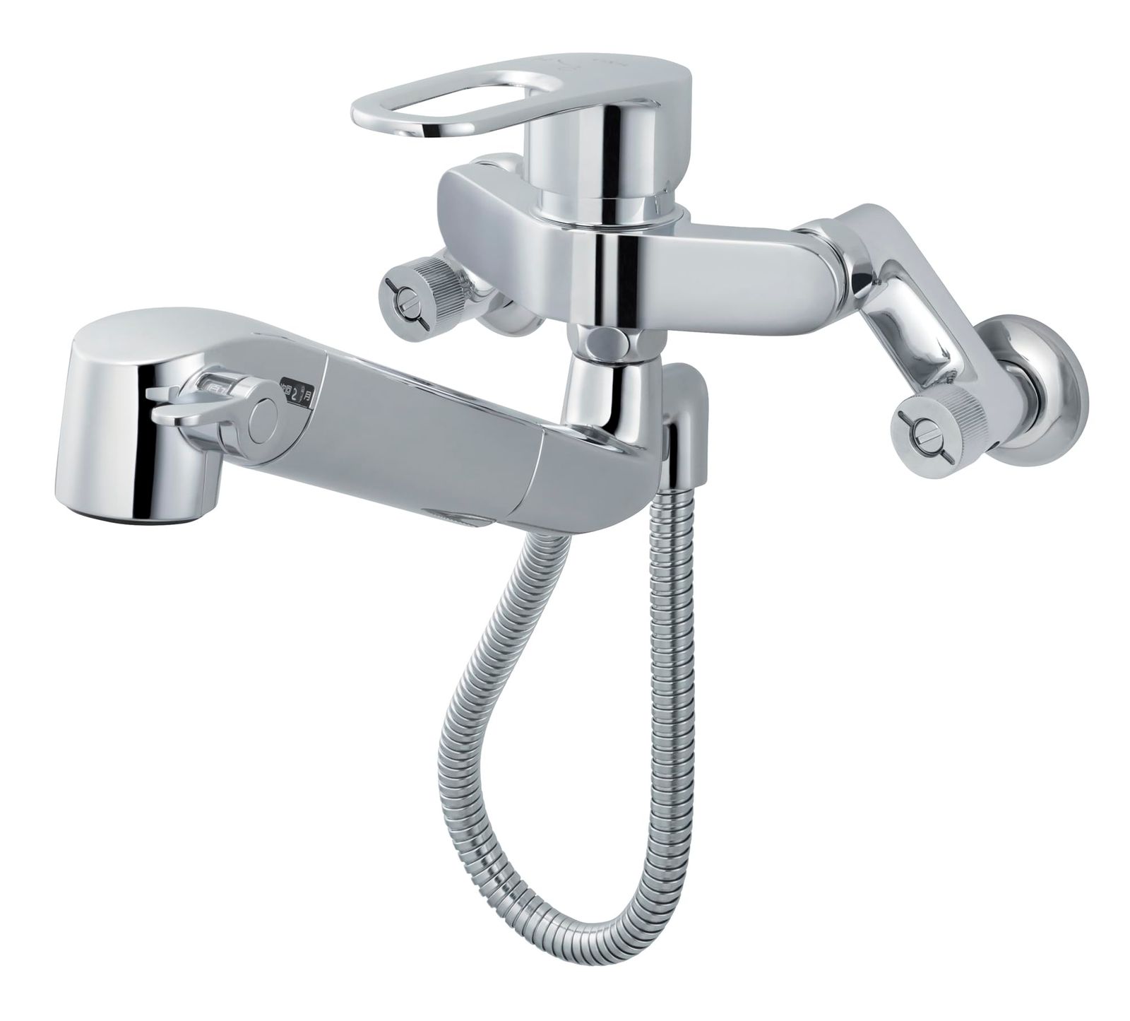 ☆新品☆LIXIL(リクシル) INAX 浄水器内蔵キッチン水栓 浄水カートリッジ エコハンドル 省エネ ハンドシャワー シャワー切替 節水 上面施工 お掃除台座 RJF-865YN 寒冷地