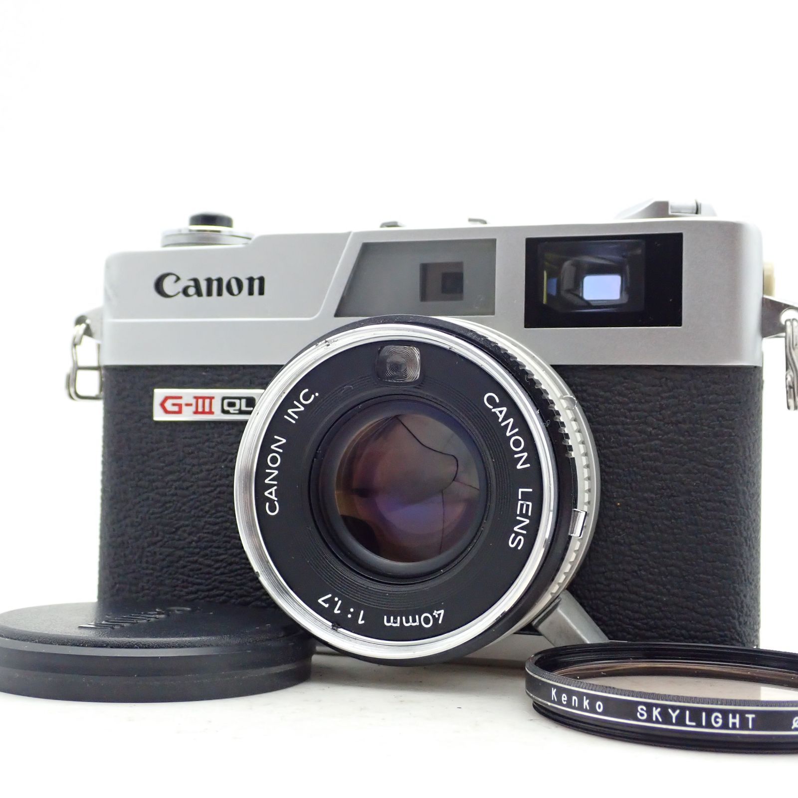 美品 Canon Canonet QL17 G-III G3 40mm f1.7 レンジファインダー コンパクトフィルムカメラ 822640