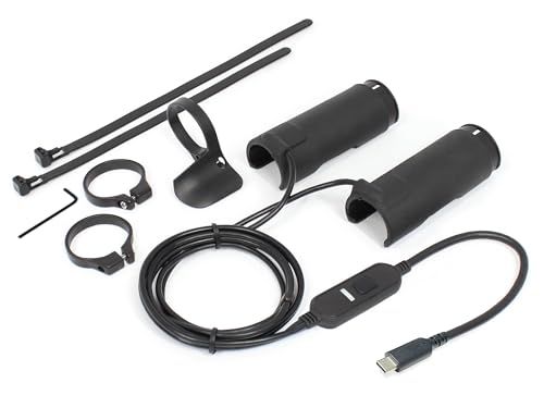 オプミッド (OPMID) クリップグリップヒーター2 USB タイプC 7.5-15W 汎用品・出力12V1.5A（18W）以上のUSBタイプC PDチャージャー用 L1205★