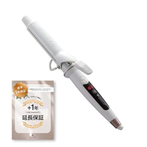 クレイツ エレメアカール 32mm ヘアアイロン ツヤ髪 海外兼用 ゆる巻き 韓国スタイル SC-G73310W (+1年延長保証)★
