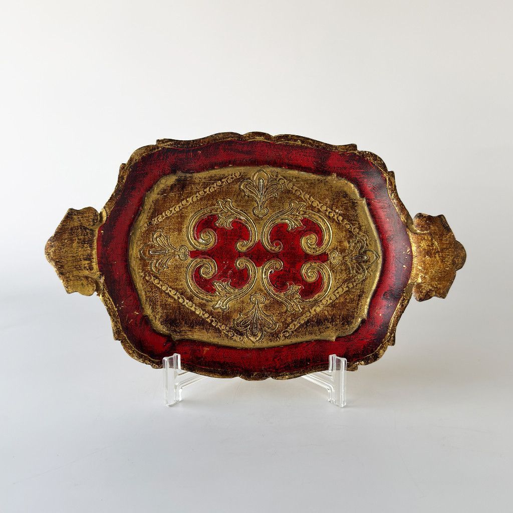 Florentine tray フローレンタイントレイ フィレンツェ 木製トレイ