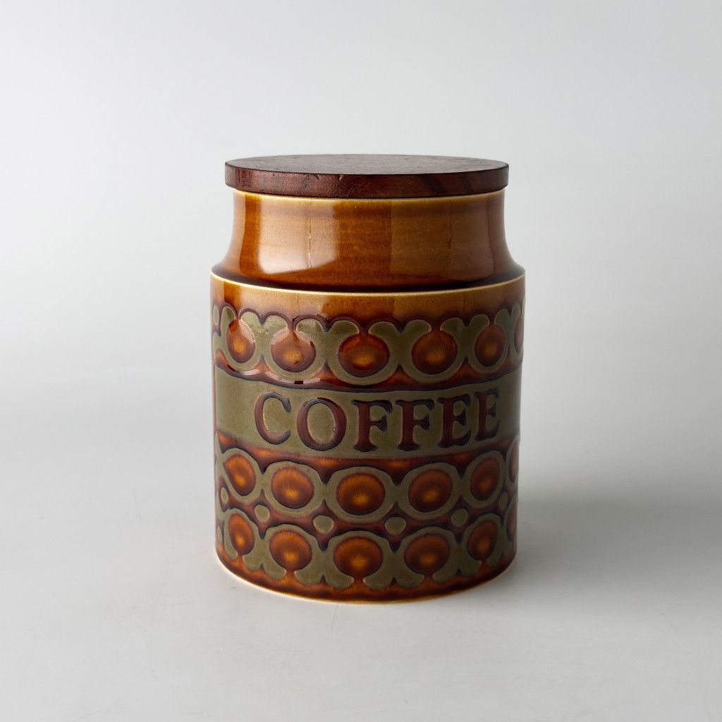 Hornsea ホーンジー Bronte ブロンテ キャニスター 英国 ヴィンテージ ジャー 保存容器 小物入れ 雑貨 陶器 レトロ 103636