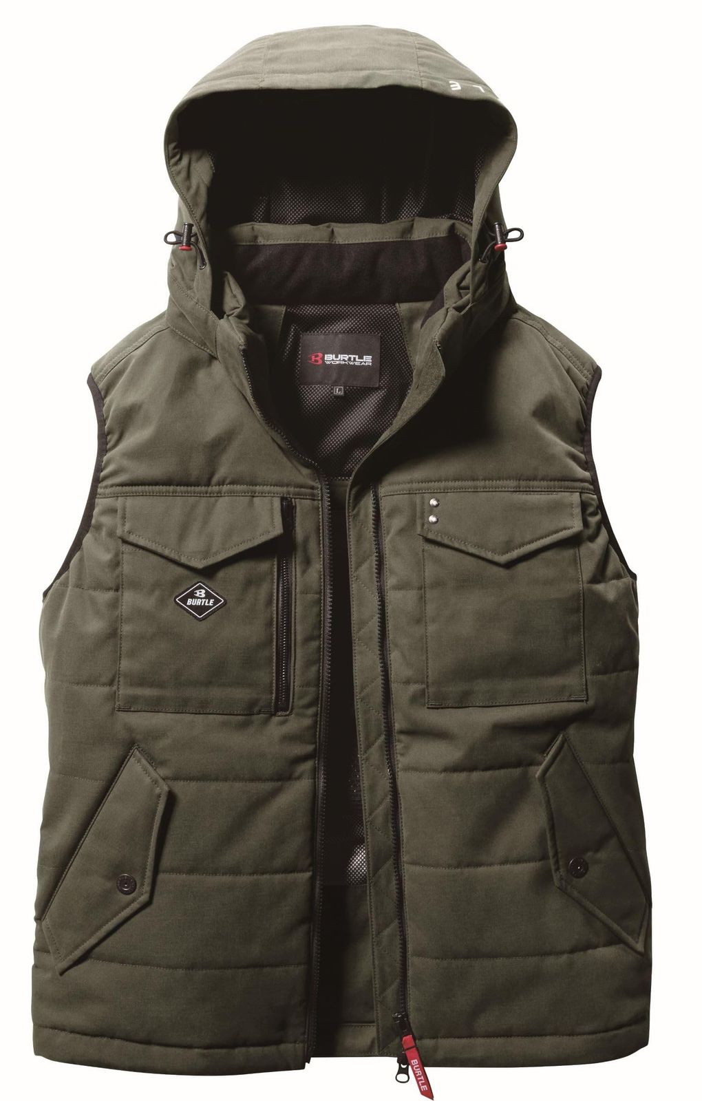 BURTLE バートル 防寒ベスト(ユニセックス) 秋冬用 ミルスグリーン 5054 14 L [ミルスグリーン] [L]