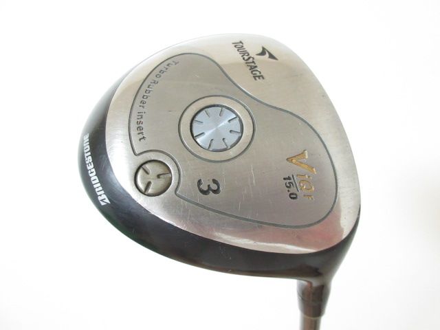 中古 ブリヂストン TOURSTAGE ViQ フェアウェイウッド 3W 15度 TV-55 S 42.75インチ 右用