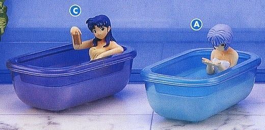 新世紀エヴァンゲリオンソープディッシュ Ver.2　葛城ミサト　綾波レイ　アスカ セガ 新世紀エヴァンゲリオン ソープディッシュVer.2 クリアカラー 2種