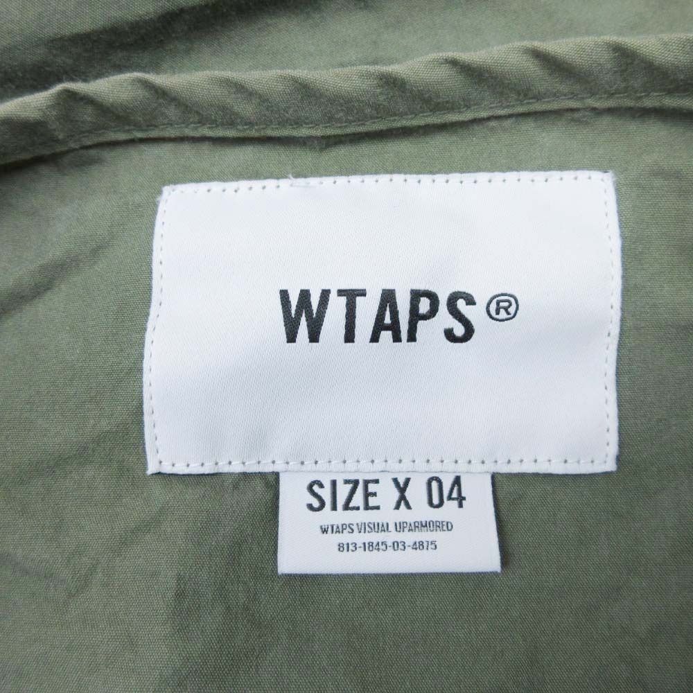 美品 WTAPS ダブルタップス 25ss SCOUT / LS / NYCO. WEATHER ロゴ刺繍