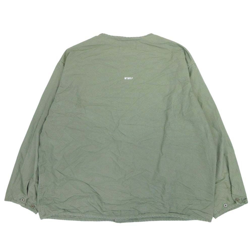 美品 WTAPS ダブルタップス 25ss SCOUT / LS / NYCO. WEATHER ロゴ刺繍