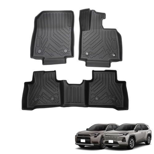 【自動車のプロW監修】新型RAV4 60系 フロアマット ラブフォー カーマット TPE素材 防水 滑り止め マット 車種専用設計 取付簡単 (【60系】フロアマット)送料無料 c4551551