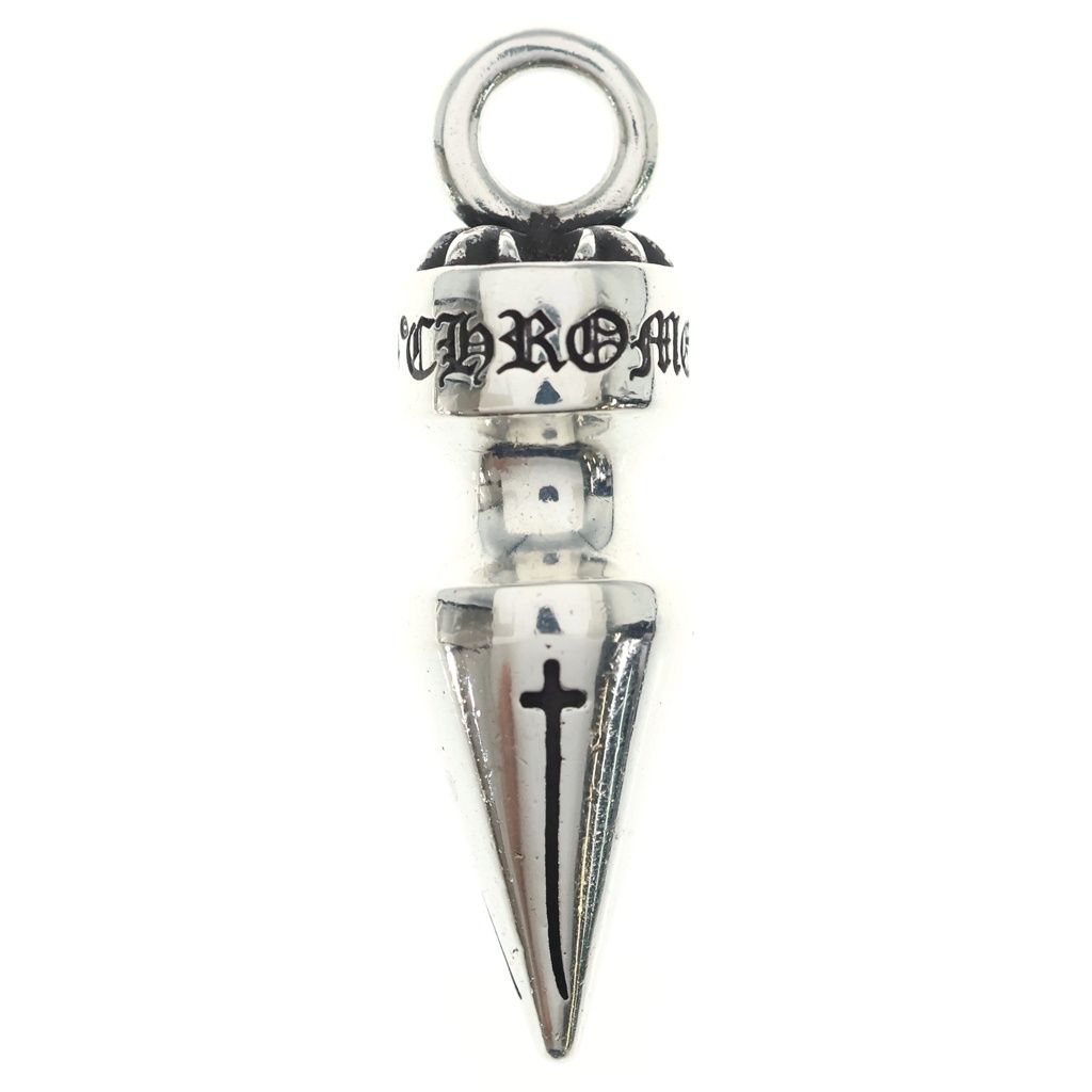 CHROME HEARTS (クロムハーツ) SPIKE XL エクストララージスパイク ネックレストップ シルバー