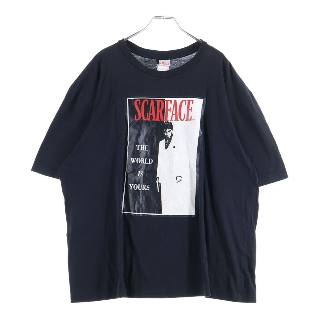 VINTAGE (ヴィンテージ) 00S VINTAGE SCARFACE TEE ヴィンテージ スカーフェイス クルーネック カットソー Tシャツ ブラック