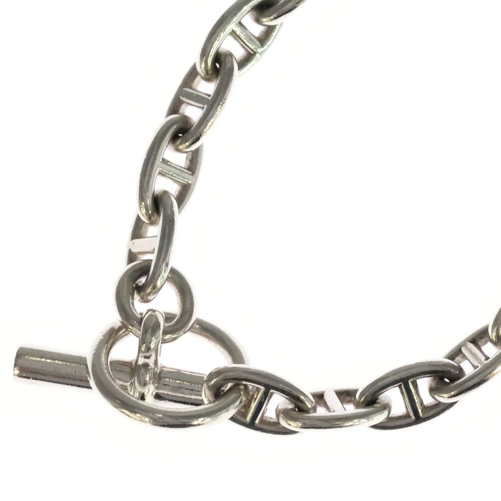 HERMES (エルメス) シェーヌダンクル ネックレス PM チェーン シルバー 43コマ Ag925 259,875円