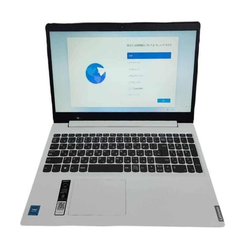 Lenovo LAPTOP Ideapad L3 15ITL6 15.6 Intel Celeron 6305 4GB SSD 256GB ホワイト ノートパソコン 【中古】 42608K282