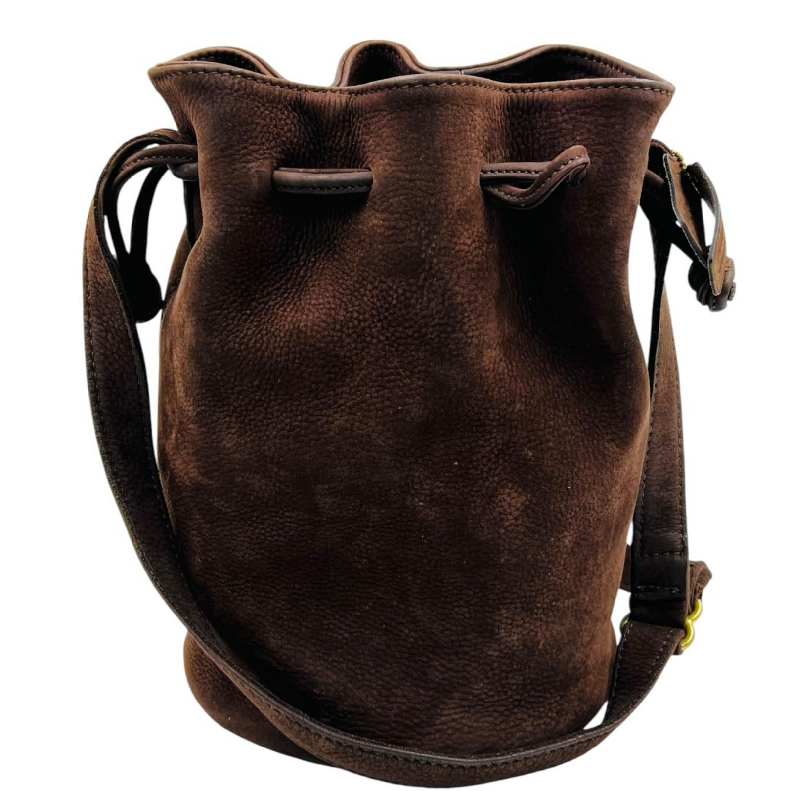 オールドコーチ OLD COACH ショルダーバッグ ヌバック 巾着 4931