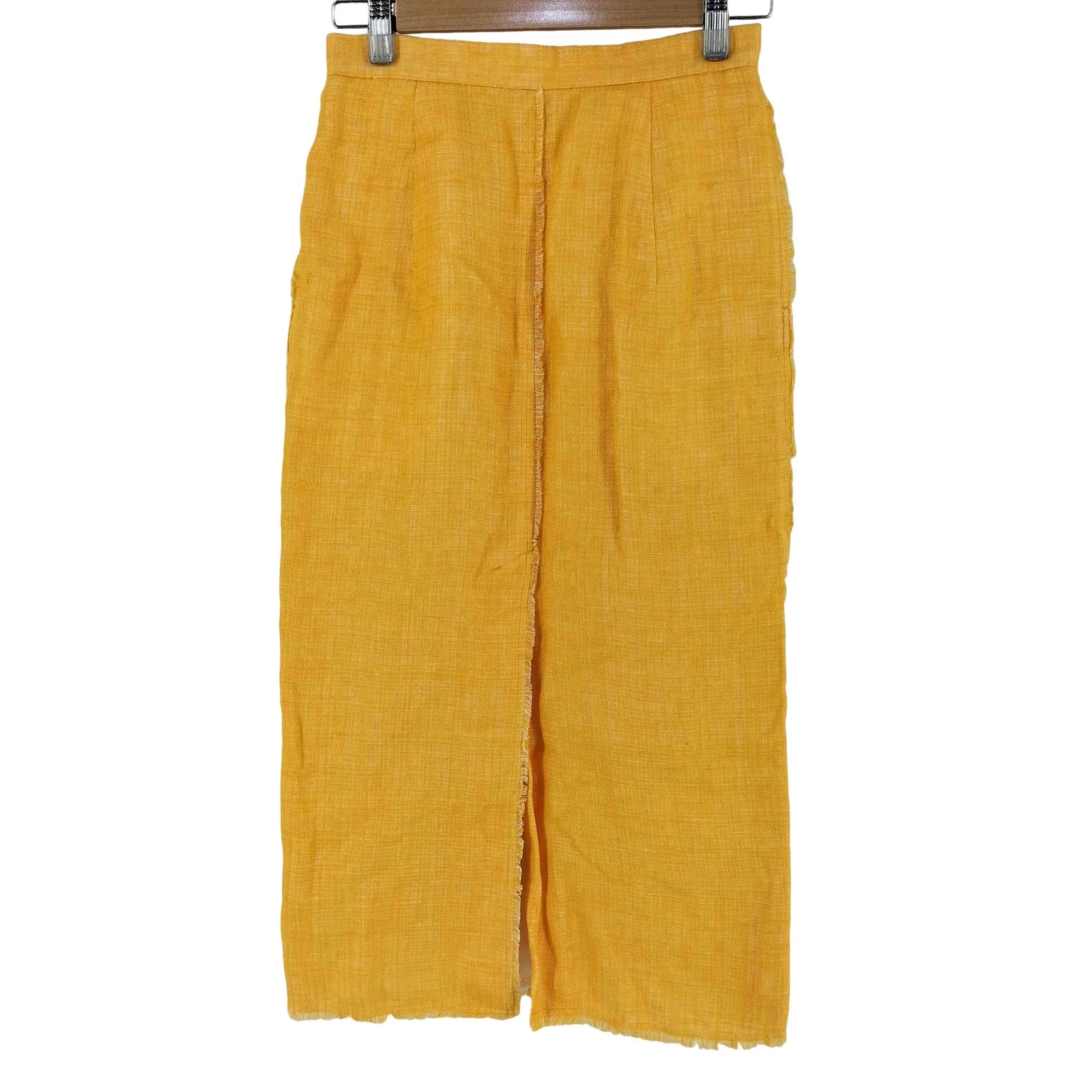 オーラリー麻フリンジスカート新品未使用 オーラリー AURALEE 20SS LINEN DOUBLE FACE FRINGE SKIRT リネン