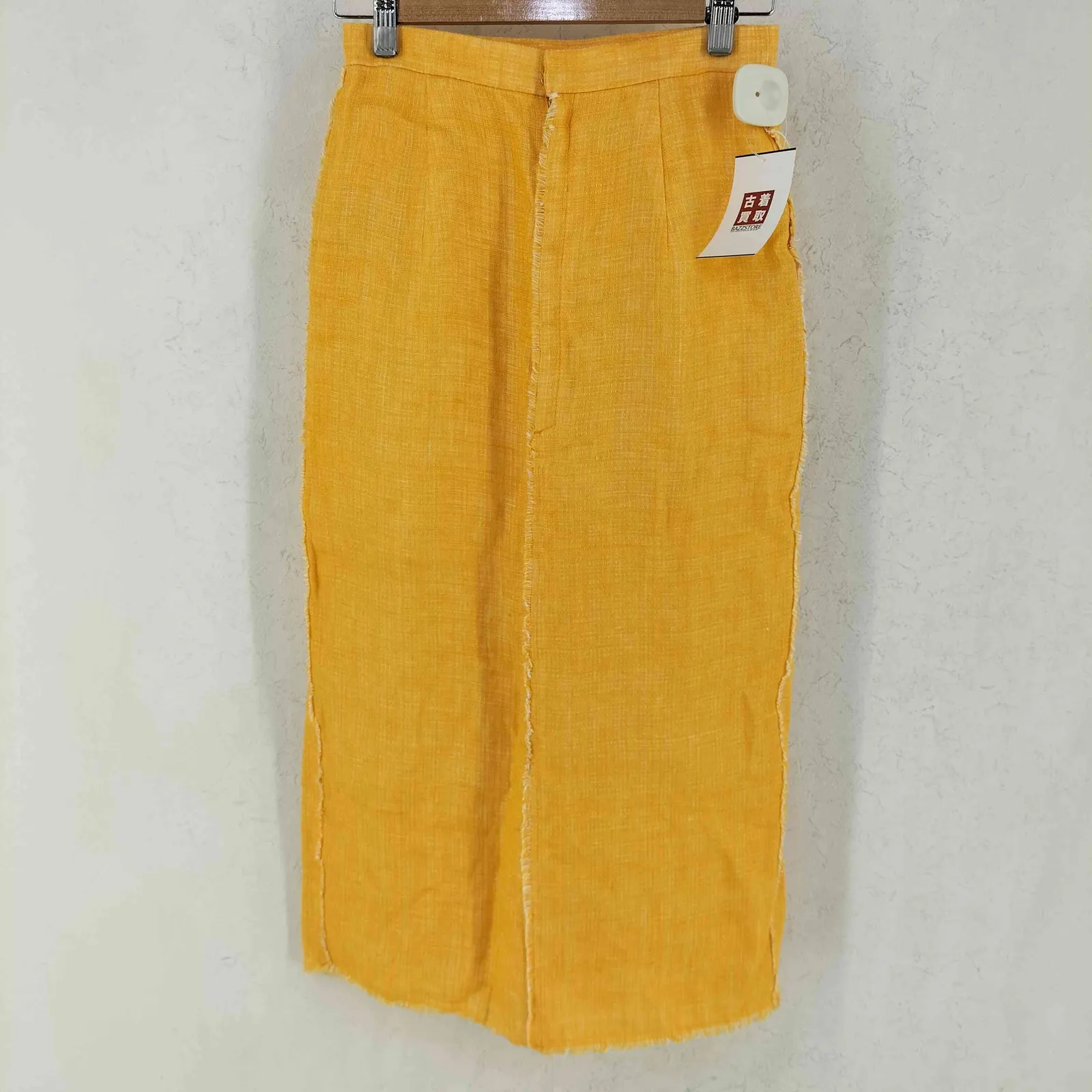 オーラリー AURALEE 20SS LINEN DOUBLE FACE FRINGE SKIRT リネン