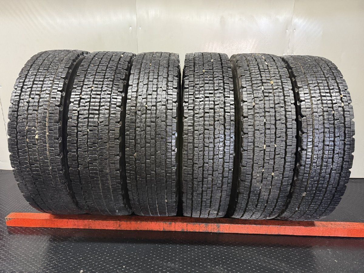 札幌発 引取OK DUNLOP SP002 225/80R17.5 123/122L 17.5インチ トラックタイヤ スタッドレス 6本 22年製 4t レンジャー等 　(STT282)