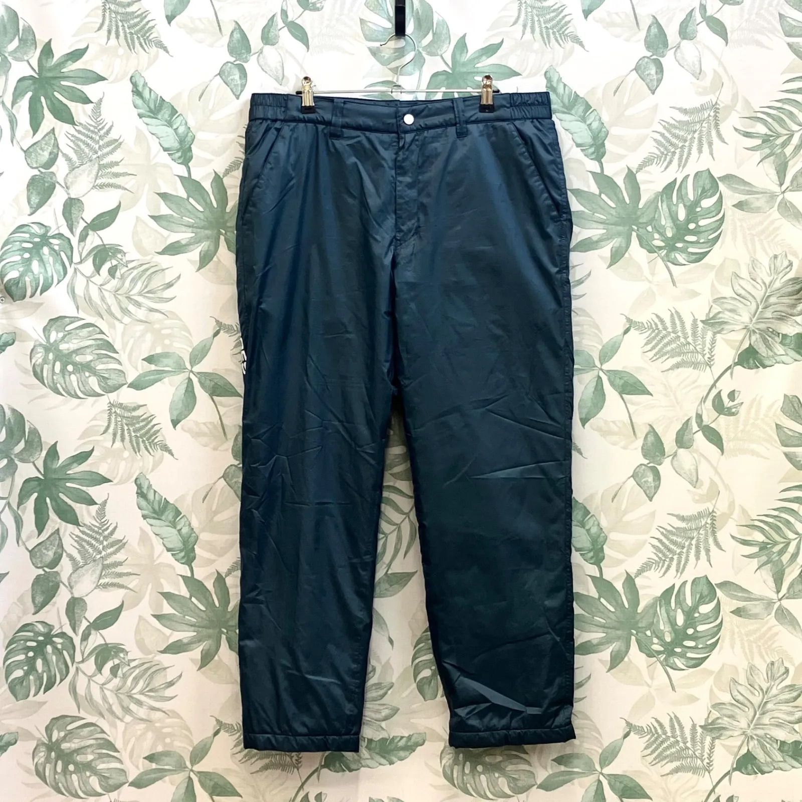 ZZ913 ブリヂストン ナイロンゴルフパンツ 中綿入り メンズ LL ブルー
